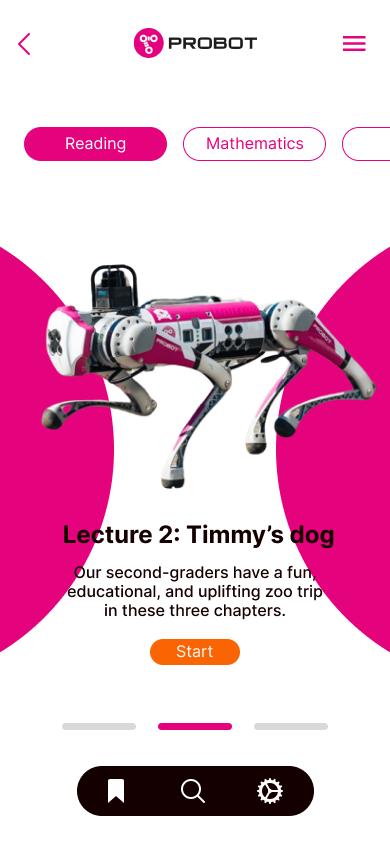 Probot lecture carousel, Timmy's dog