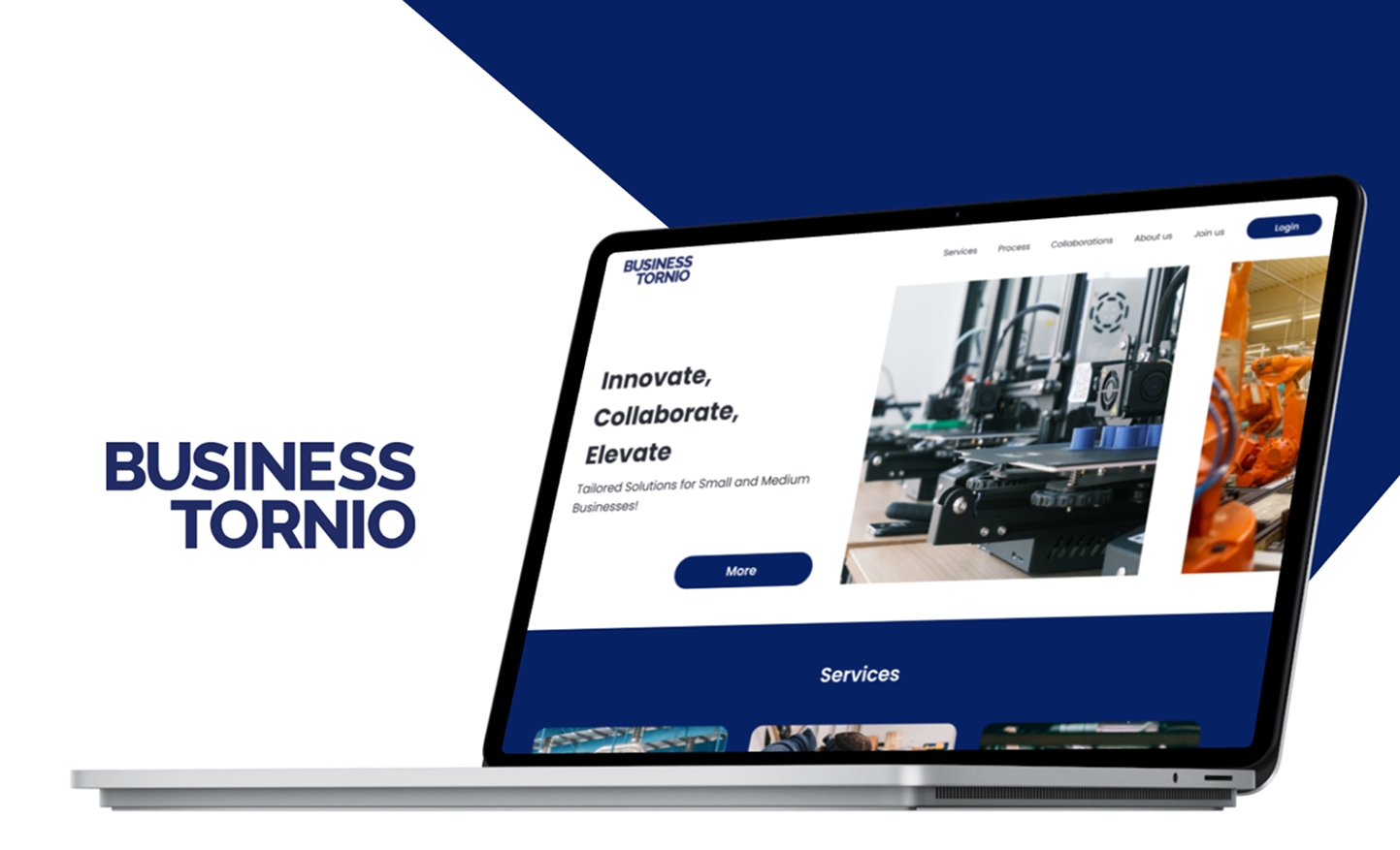 Business Tornio website prototype